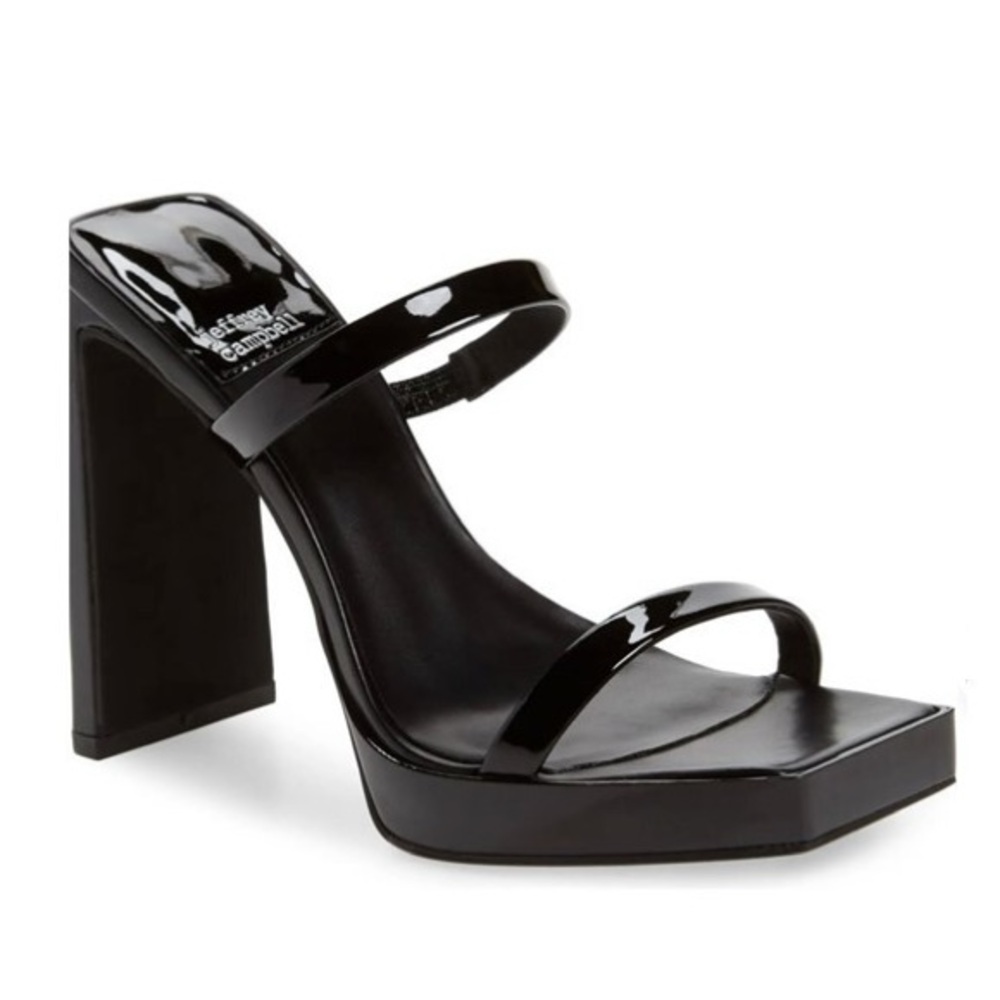 Jeffrey Campbell Black Strappy Heels